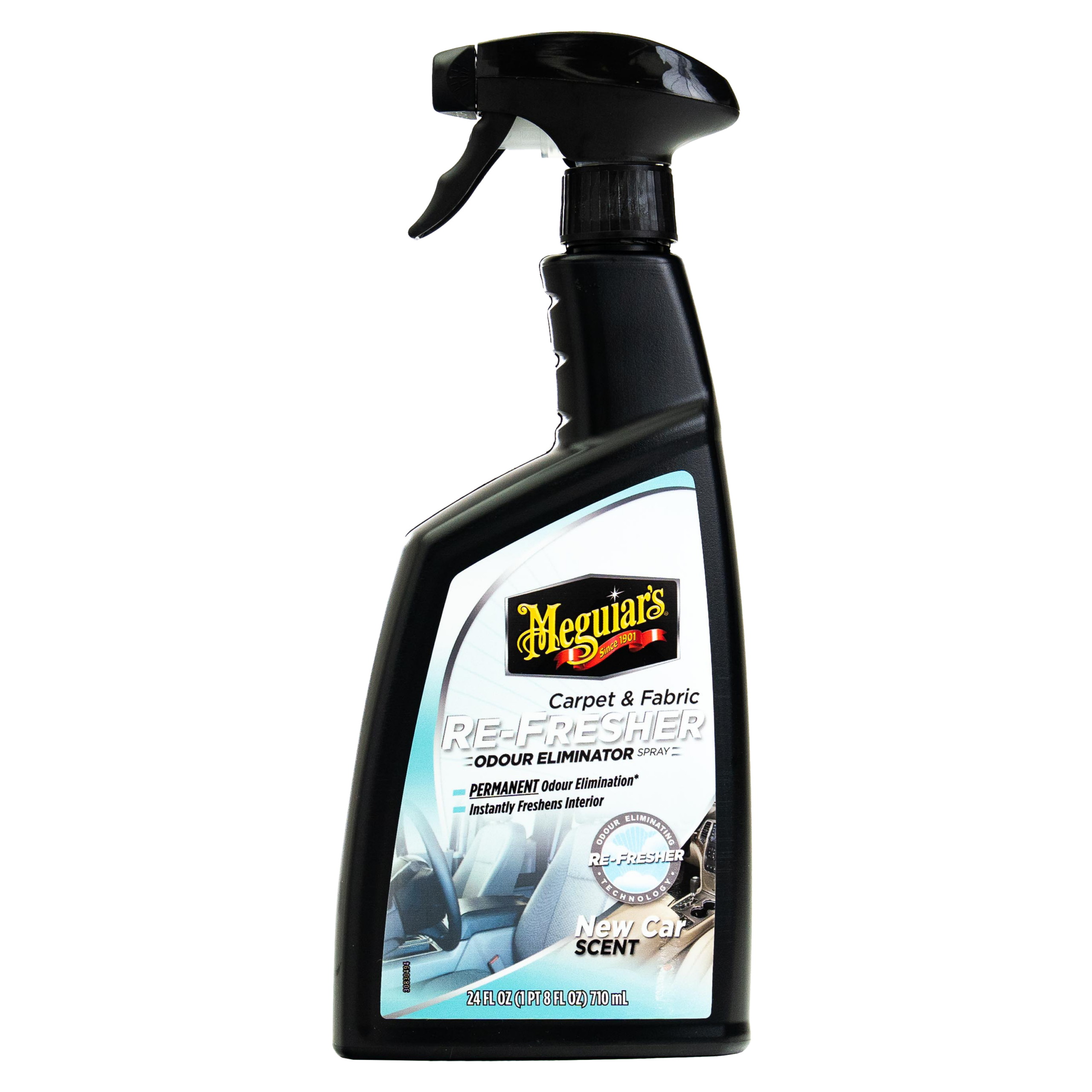 Carpet & Fabric Re-Fresher Odor Eliminator (New Car Scent) 709ml