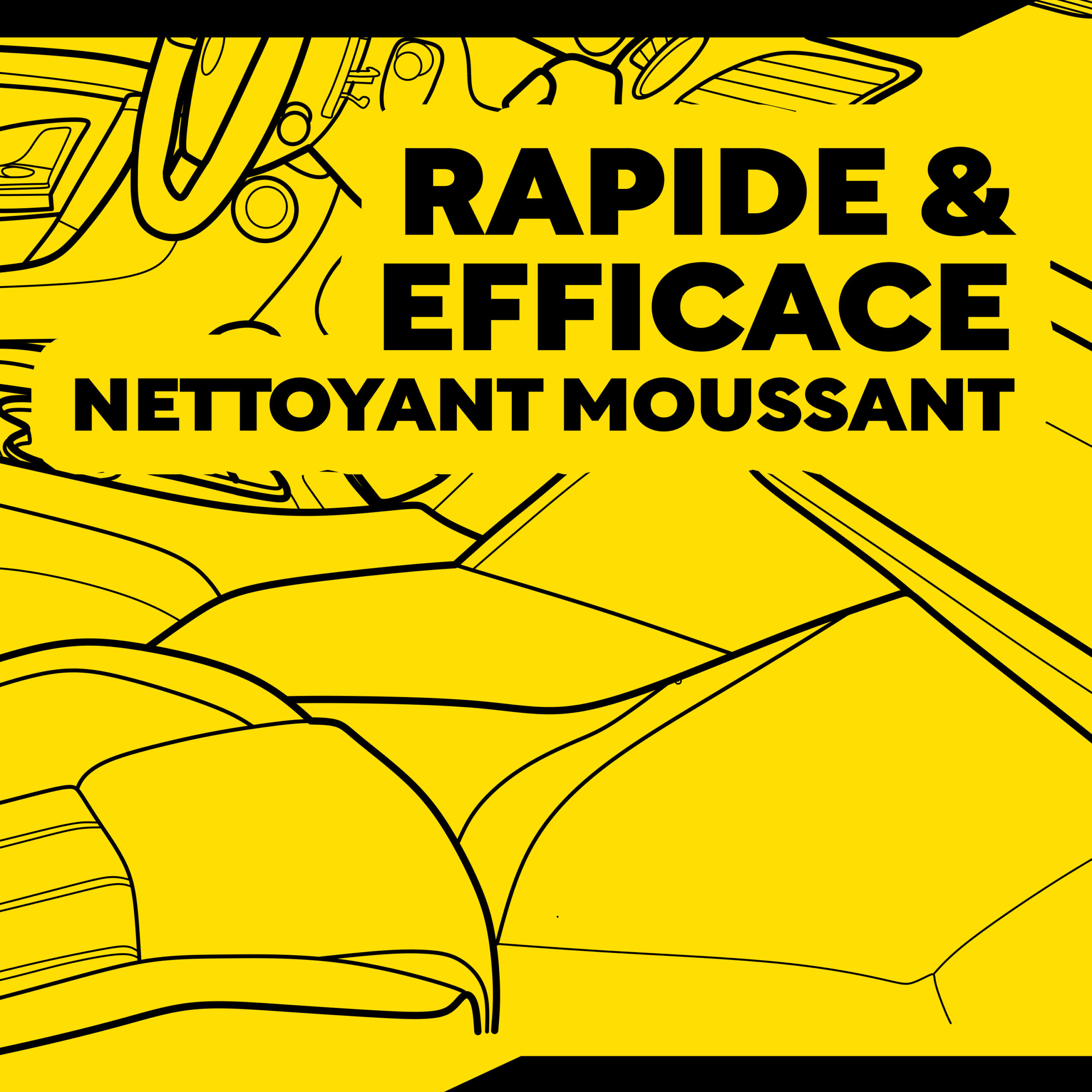 Spray Moussant Nettoyant Tissus, Tapis de Sol et Moquettes G262816