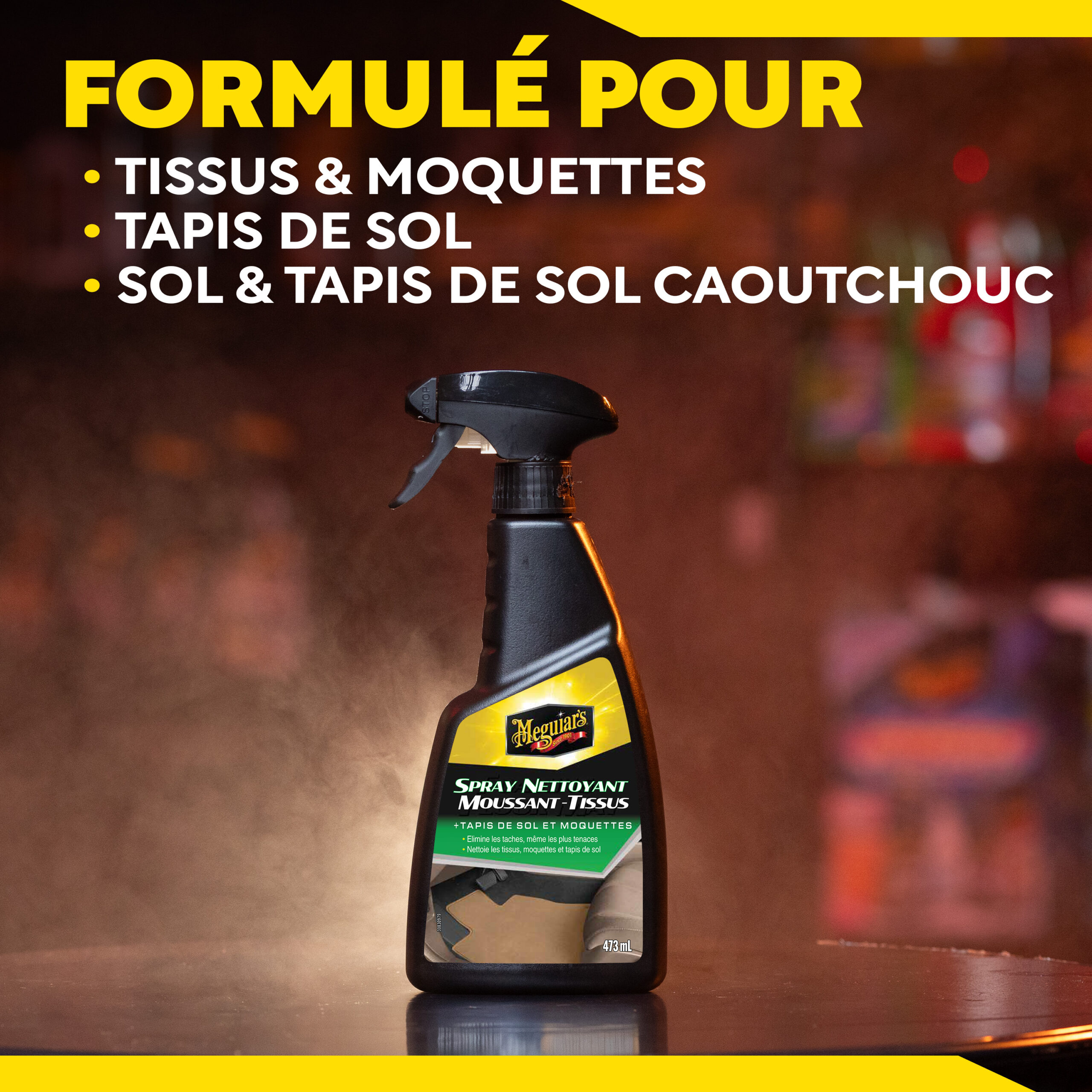 Spray Moussant Nettoyant Tissus, Tapis de Sol et Moquettes G262816