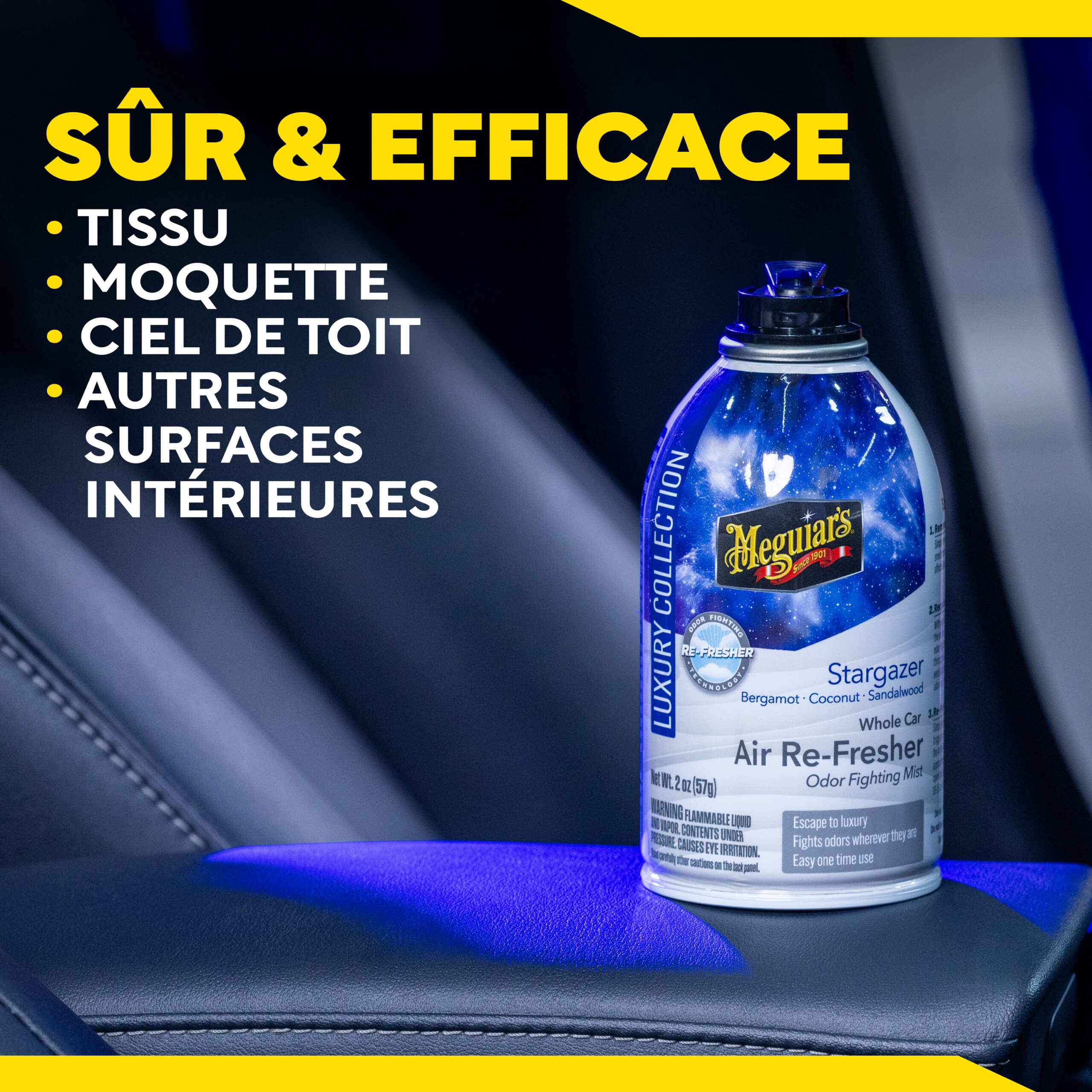 Désodorisant automobile – Aérosol senteur « Nuit étoilée » G262702