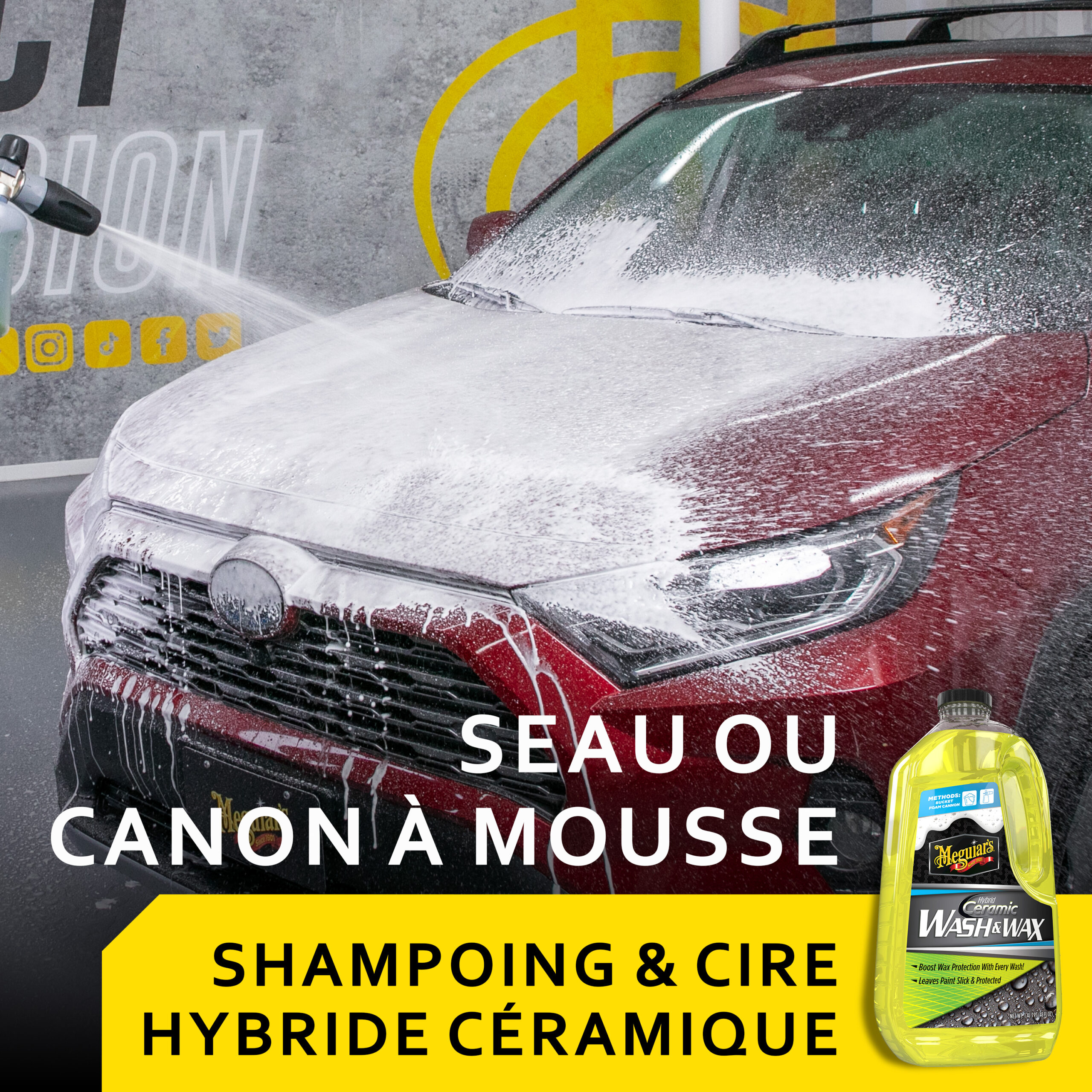 Shampoing 2 en 1 Wash & Wax G264848