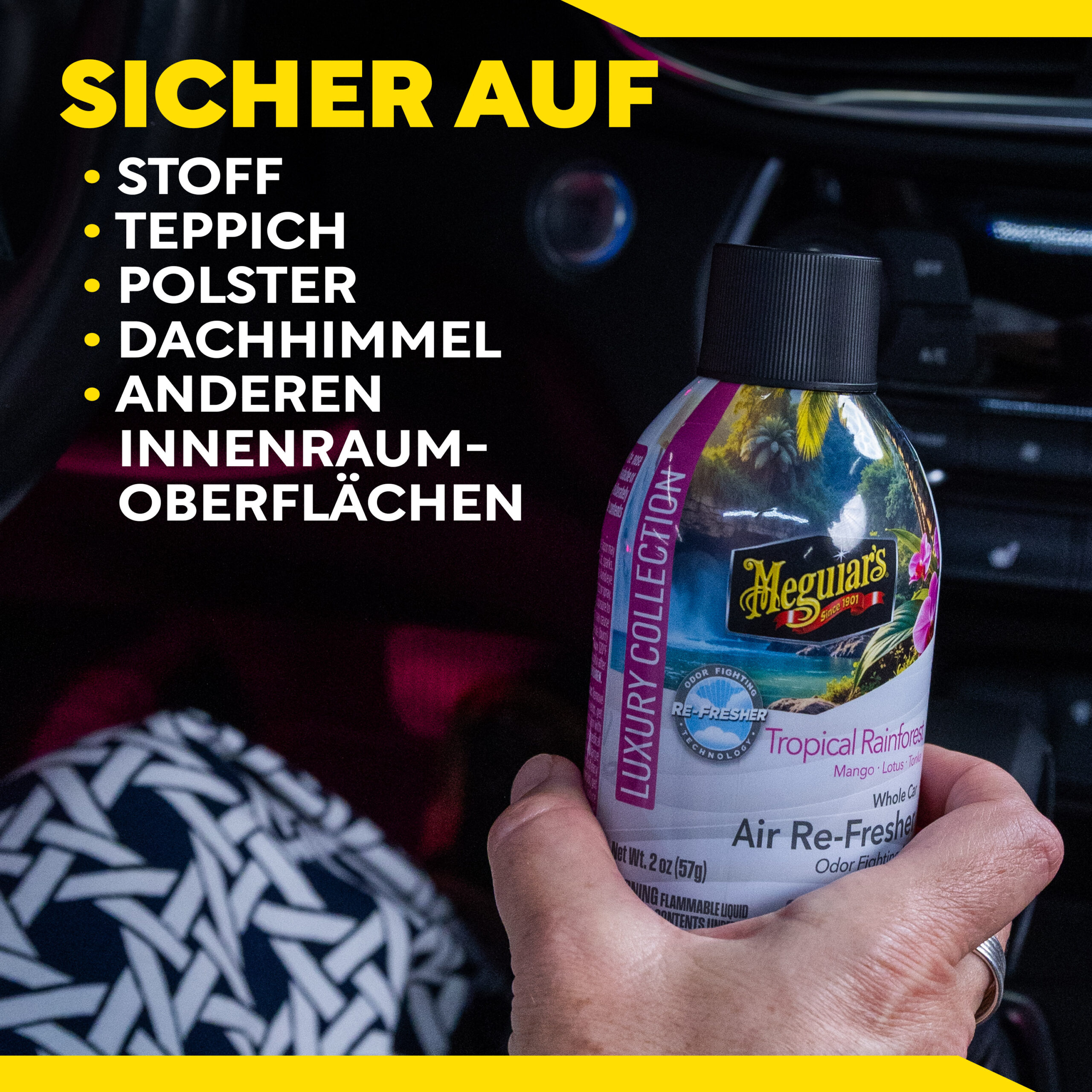 Whole Car Air Re-Fresher Tropical Rainforest Lufterfrischer Aerosol