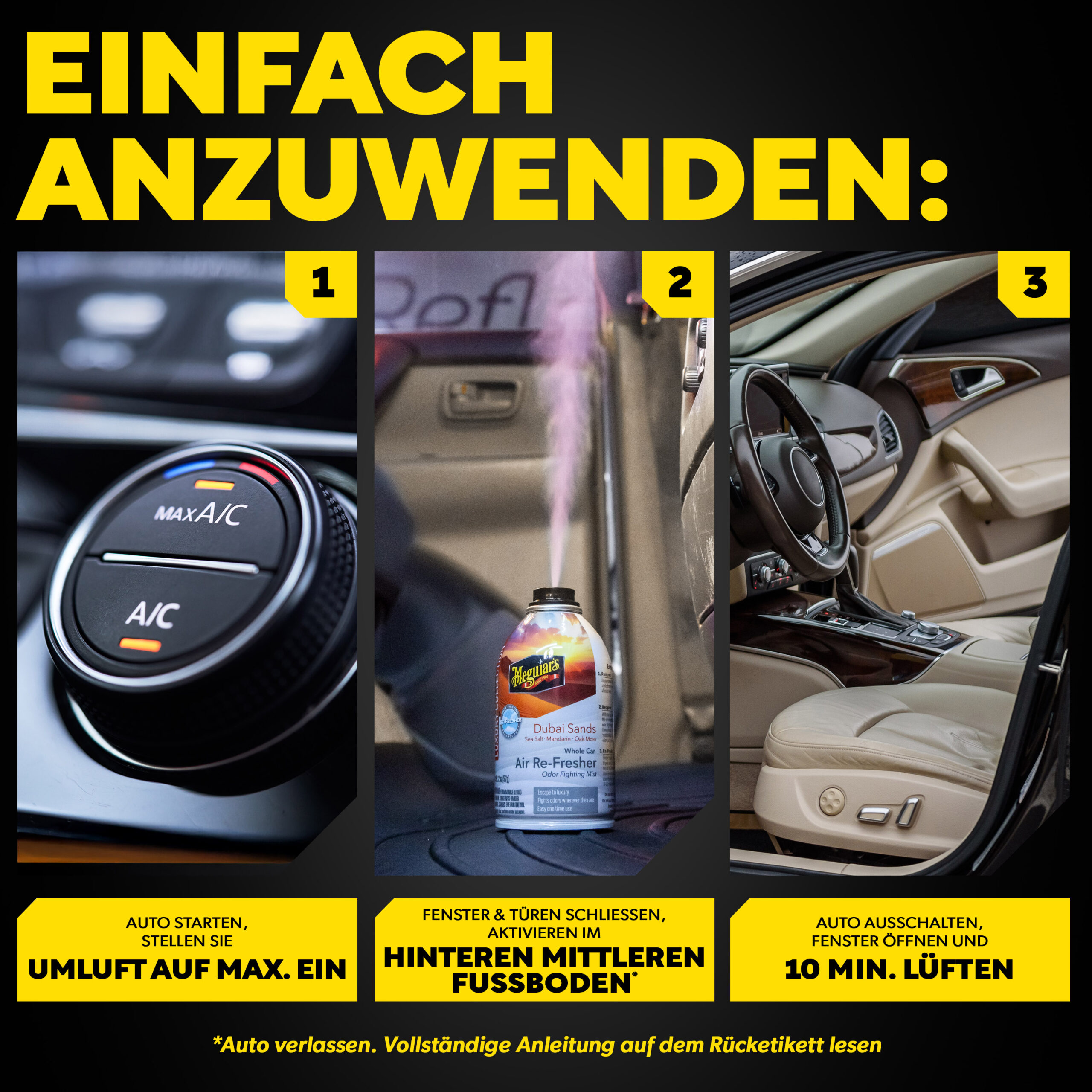 Whole Car Air Re-Fresher Dubai Sands Lufterfrischer Aerosol