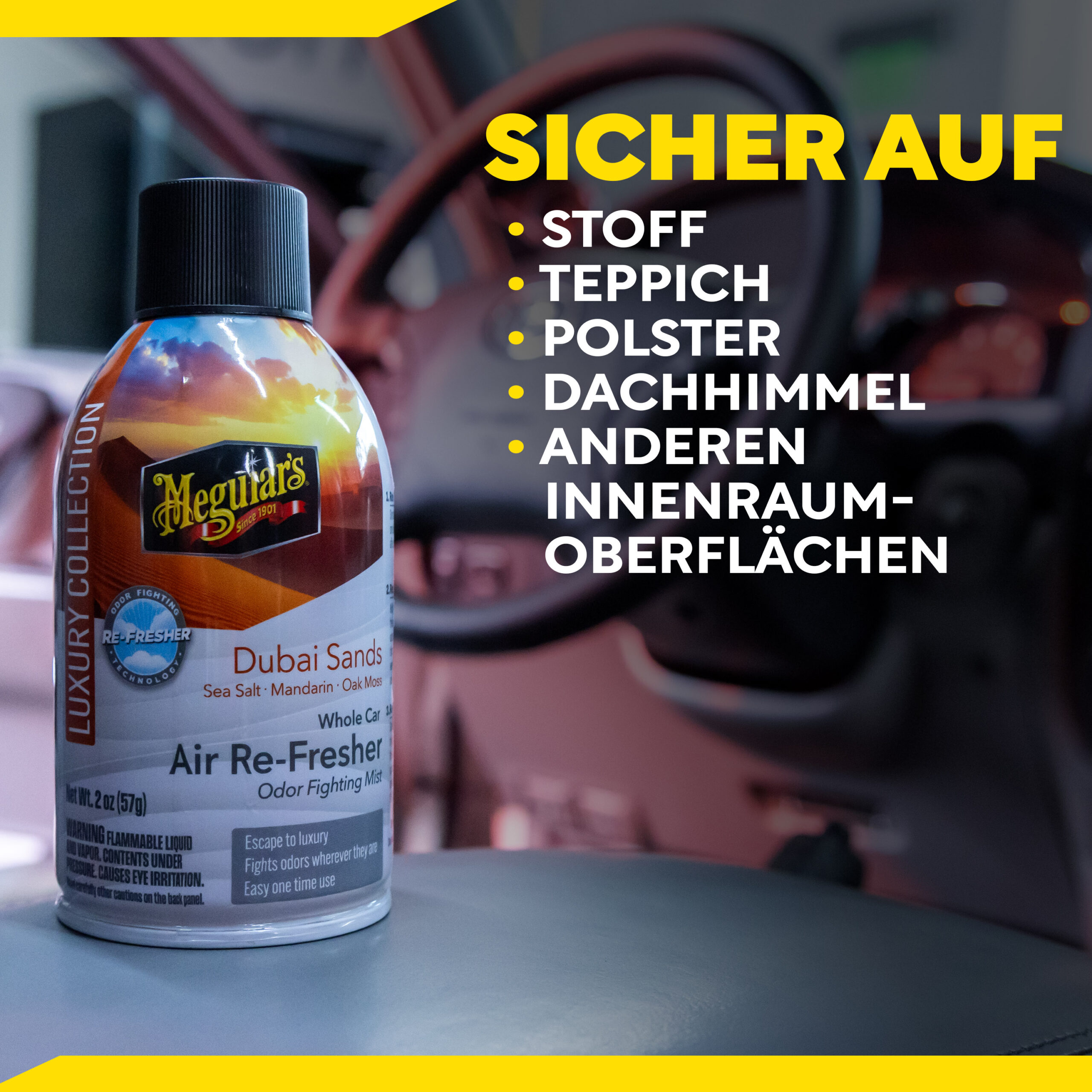Whole Car Air Re-Fresher Dubai Sands Lufterfrischer Aerosol