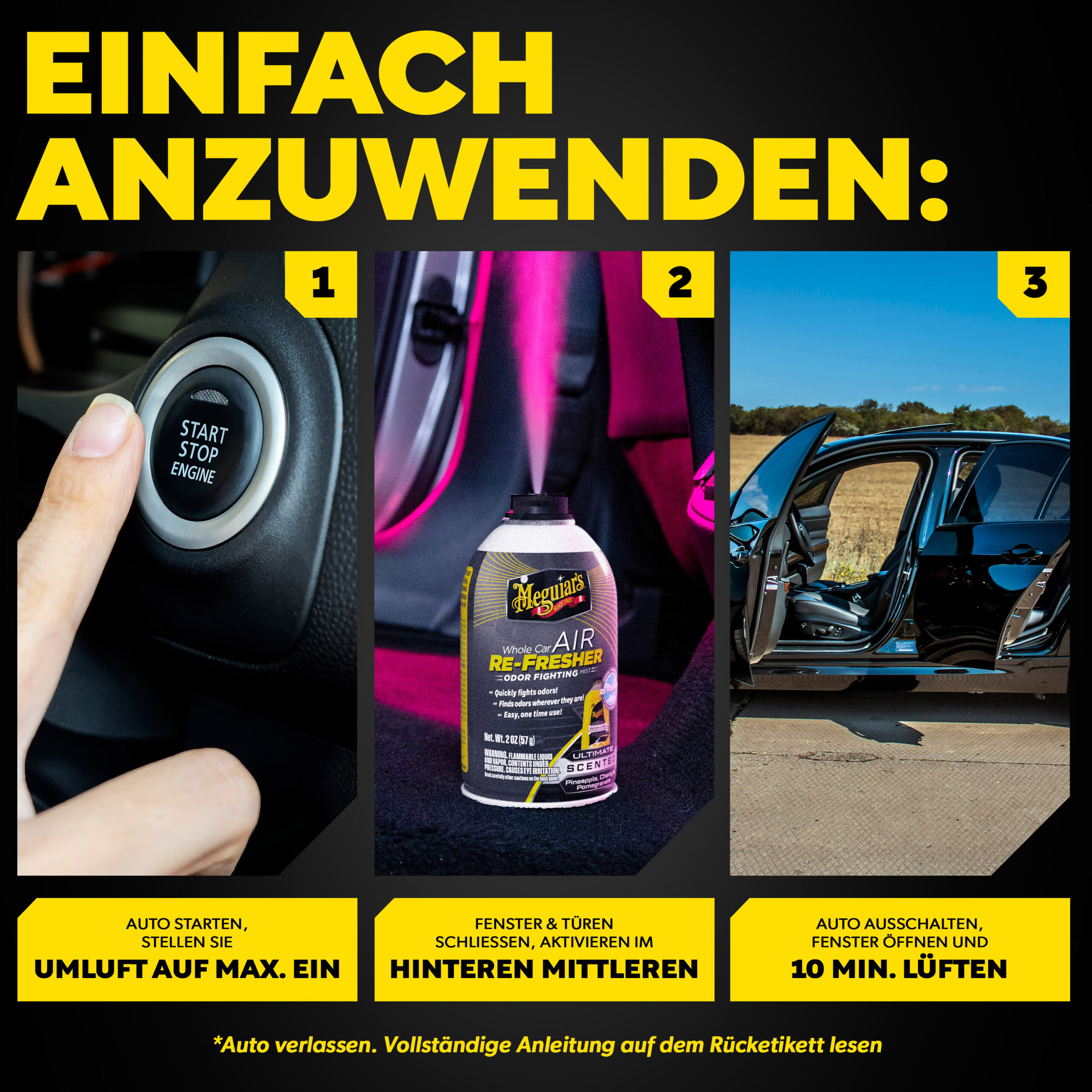 Ultimate Whole Car Air Re-Fresher Lufterfrischer Aerosol