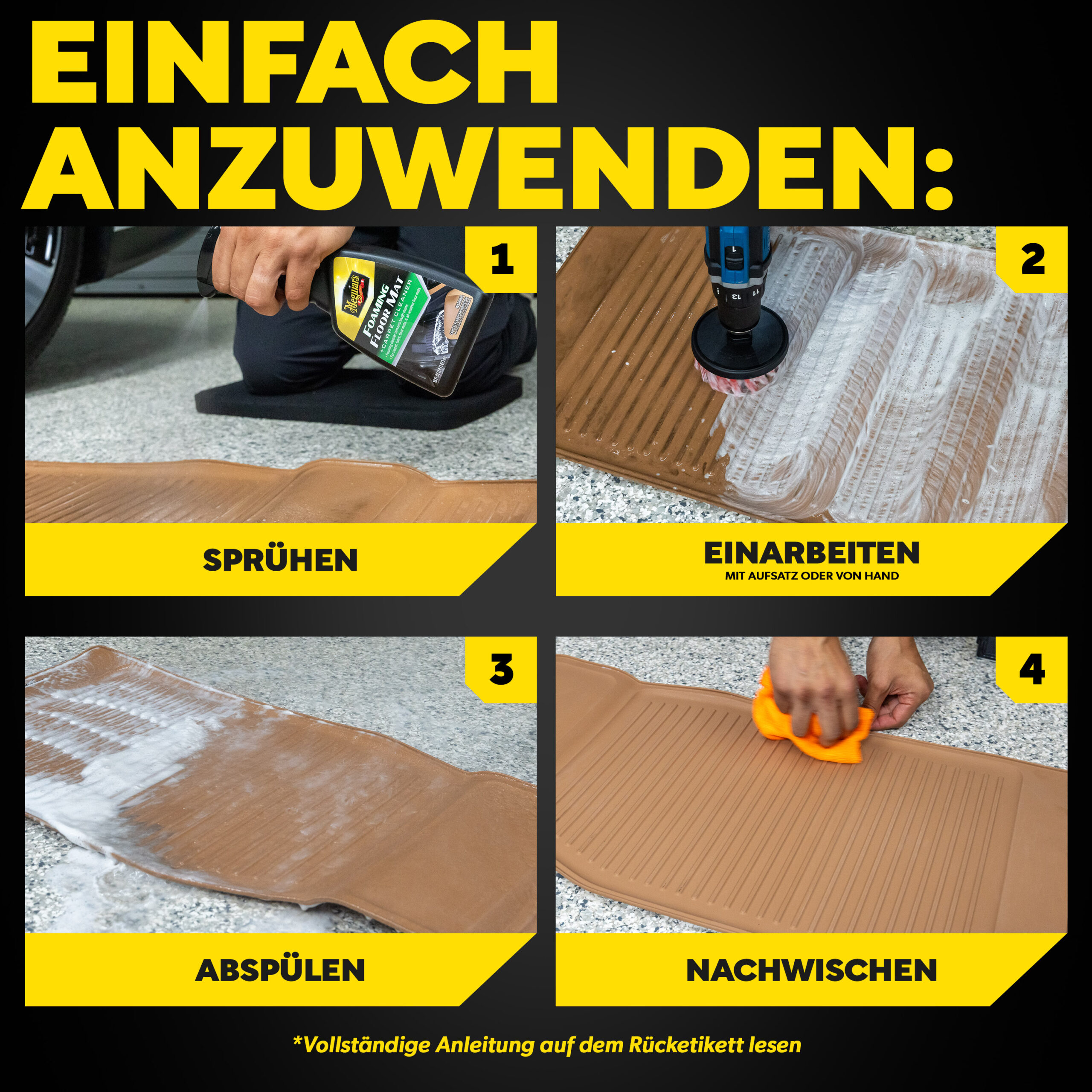 Foaming Floor Mat & Carpet Cleaner Fußmatten- & Polsterreiniger