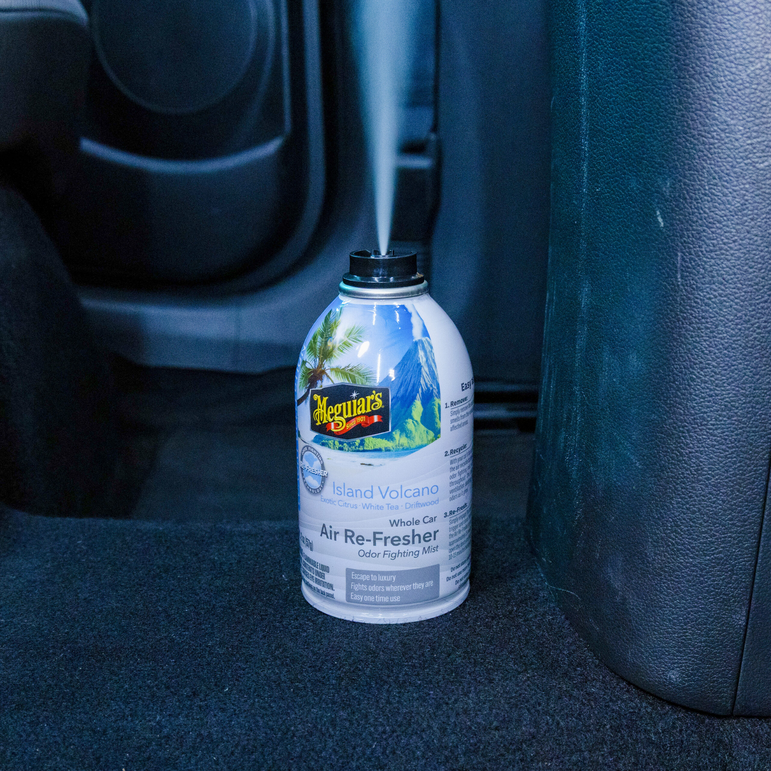 Whole Car Air Re-Fresher Island Volcano Lufterfrischer Aerosol