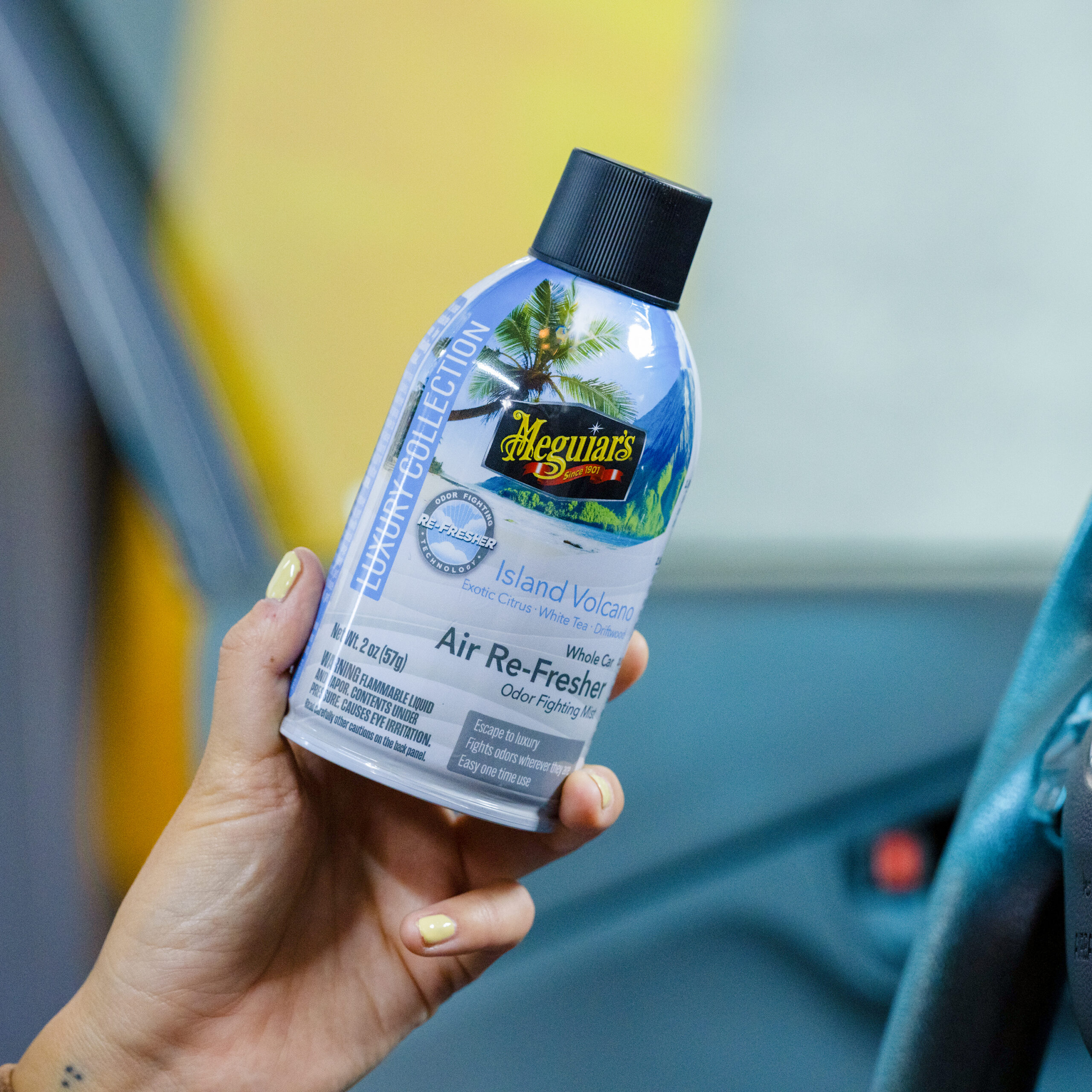 Whole Car Air Re-Fresher Island Volcano Lufterfrischer Aerosol