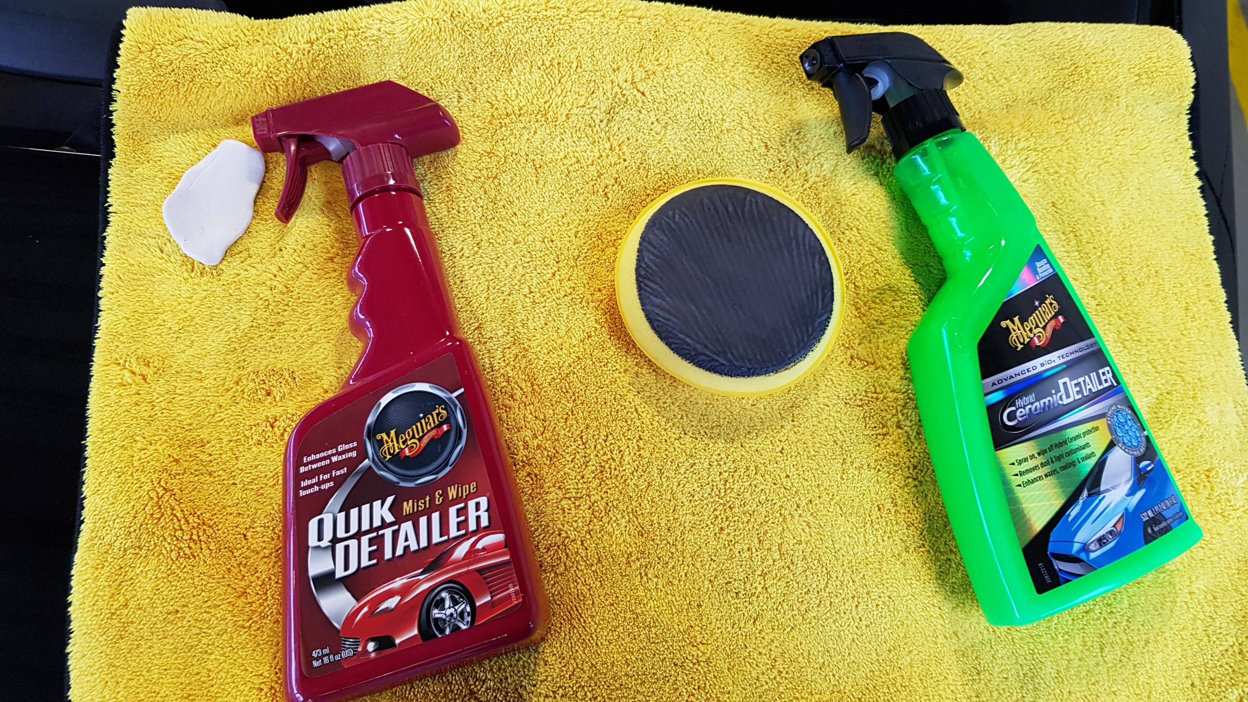 Hybrid Ceramic Synthetic Clay vs Quick Clay Detailing System Meguiars NL