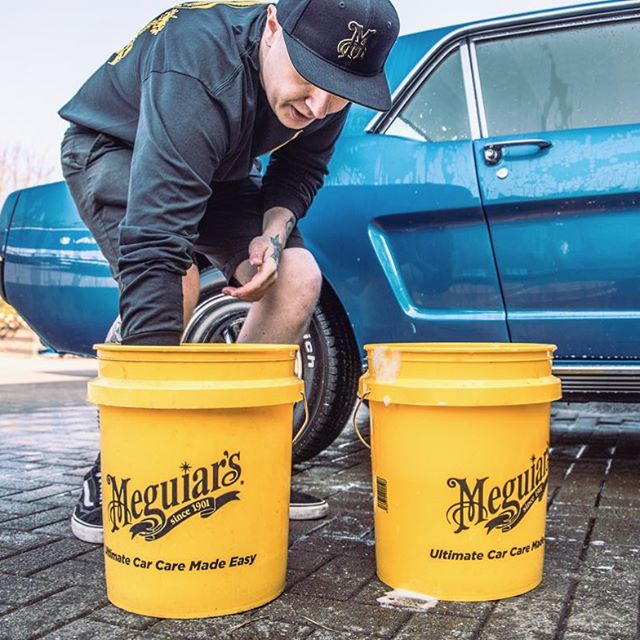 Yellow Bucket, Secchio da lavaggio giallo, 5 US Gallon/22 litri, RG203