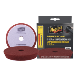 Professional Tampone da Taglio in Schiuma M5CFP2EU-F, Rosso, diametro 5" x 1" (127 mm x 25,4 mm), 2 tamponi