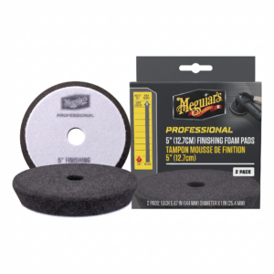 Professional Tampone da Finitura in Schiuma M5FFP2EU-F, Nero, diametro 5" x 1" (127 mm x 25,4 mm), 2 tamponi